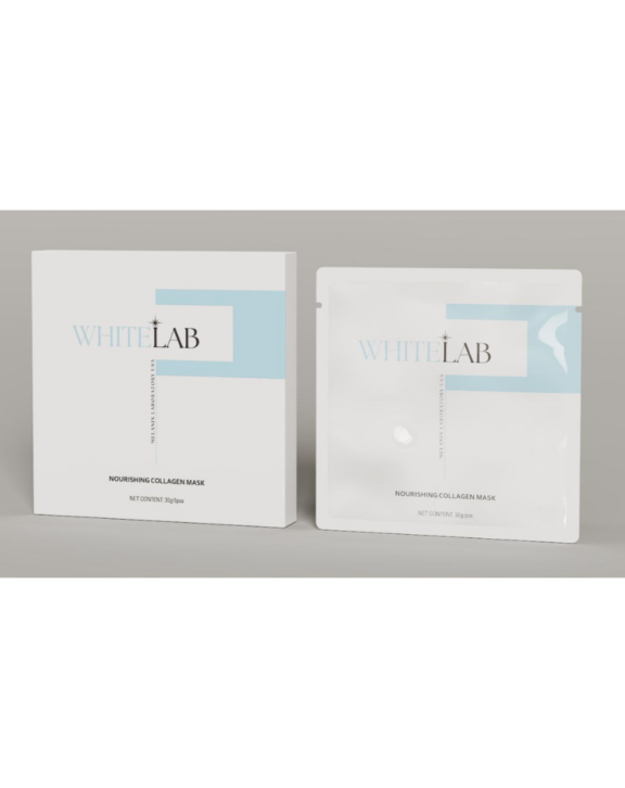 WhiteLab Collagen Mask 蠶絲蛋白修護面膜 (5片)