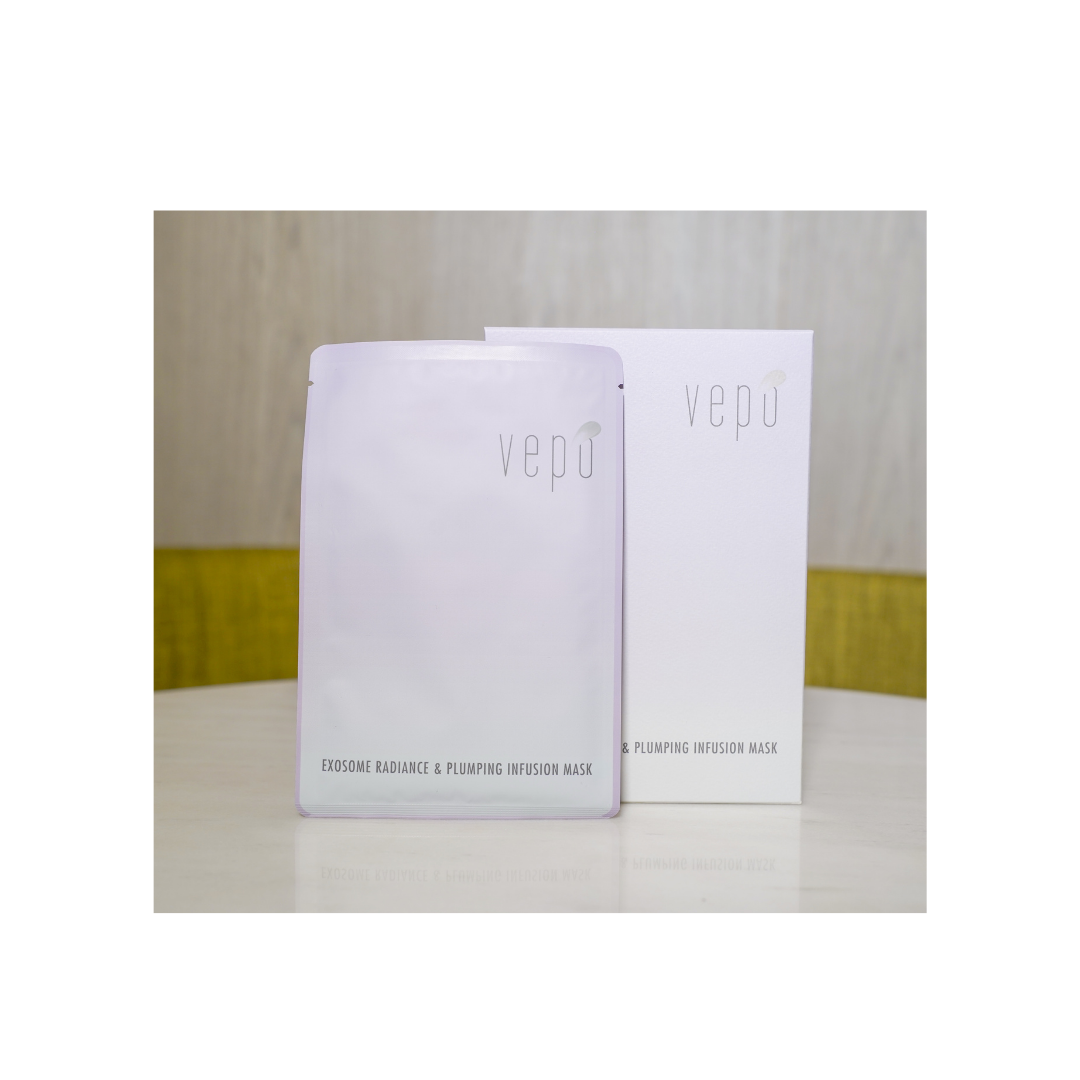 Vepó Exosome Radiance & Plumping Infusion Mask 積雪草外泌體修護面膜 (10片) - Image 3